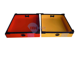 thùng containermàu đỏ&vàng